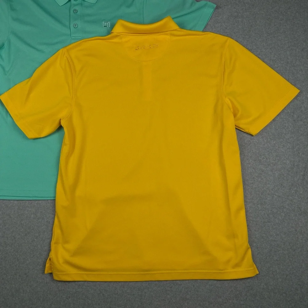 LOT OF 3 Loudmouth Polo Shirts Mens L Short Sleeve Golf Athletic Preppy Casual - Picture 12 of 16